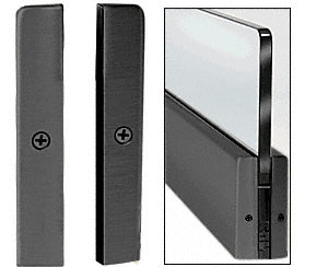 CRL Black Powder Coated 4" Split Square End Cap