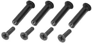 CRL Black Sex Bolt Mounting Screws