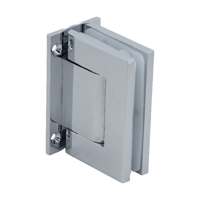 CRL Bright Chrome Vernon Oil Dynamic Wall Mount Full Back Plate Hinge