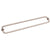 CRL Brushed Nickel 24" BM Series Back-to-Back Tubular Towel Bars With Metal Washers