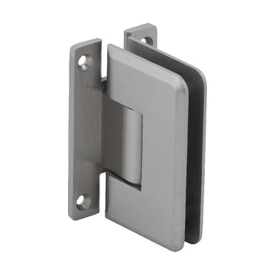 CRL Brushed Nickel Cologne 537 Series 5 Degree Pre-Set Wall Mount 'H' Back Plate