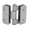 CRL Brushed Nickel Zurich 07 Series Glass-to-Glass Inline Outswing Hinge
