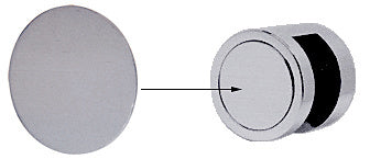 CRL Brushed Stainless Cover Disk for Edge Grips