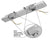 CRL Brushed Stainless Electric Strike Keeper for Double Doors- Fail Secure