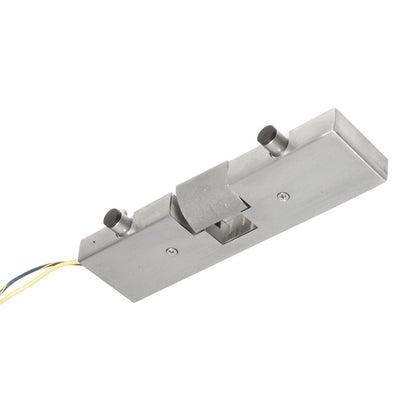 CRL Brushed Stainless Electric Strike Keeper for Single Stile Doors - Fail Safe