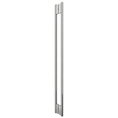 CRL Brushed Stainless Steel 60" Hollow Premium Handle C-Style