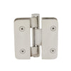 CRL Brushed Stainless Zurich 07 Series Glass-to-Glass Inline Outswing Hinge