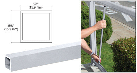 CRL Clear Anodized 100 Series 42" Picket