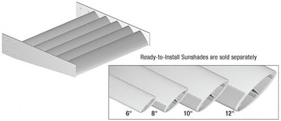 CRL Clear Anodized 12" Airfoil Blade - 144" Length