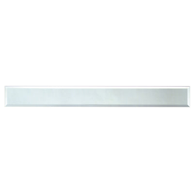 CRL Clear Mirror Glass 3" x 54" Strips Beveled on All 4 Sides