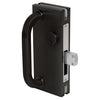 CRL Dark Bronze 4" x 10" Non-Handed Anodized Center Lock With Deadthrow Latch