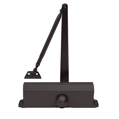 CRL Dark Bronze Adjustable Spring Power Size 1 to 4 Surface Mount Door Closer