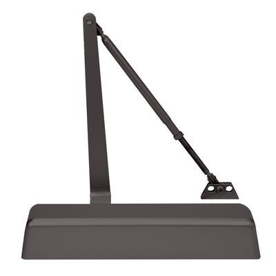 CRL Dark Bronze Adjustable Spring Power Size 2 to 5 Delayed Action Surface Mount Door Closer