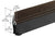 CRL Dark Bronze Anodized Triple-Fin Door Sweep for 36" Door