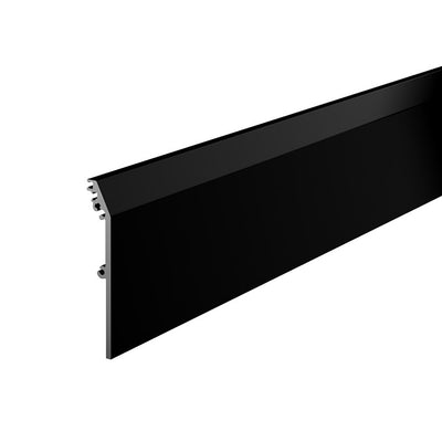 CRL DRX™ 4" Gloss Black Tapered Side Cover with No Prep - 110" Length