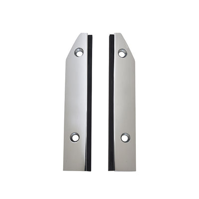 CRL DRX™ 4" Polished Stainless Steel Split Tapered End Cap with Filler