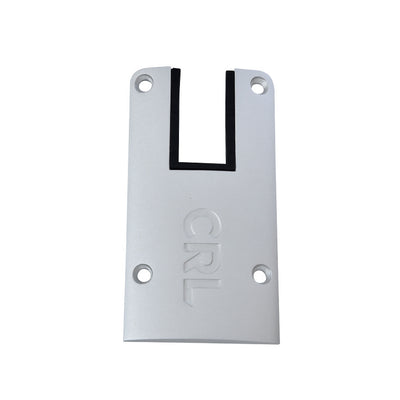 CRL DRX™ 4" Satin Anodized Square End Cap with Filler