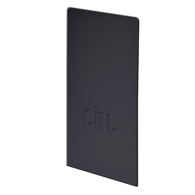 CRL Matte Black End Caps for B7S Series Heavy-Duty Square Base Shoe