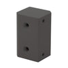 CRL Matte Bronze Surface Mount Strike Plate Block