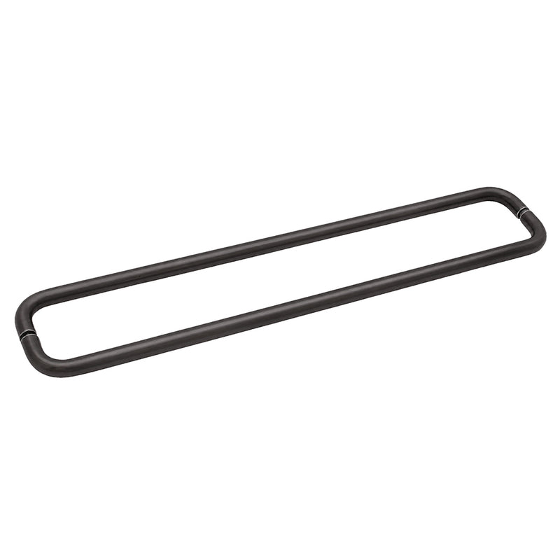 CRL Oil Rubbed Bronze 24" BM Series Back-to-Back Towel Bar Without Metal Washers