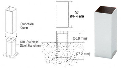 CRL Painted 36" EGR Stanchion Cover