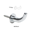 CRL Polished Chrome Designer Robe Hook