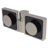 CRL Polished Chrome Lugano Series Glass to Glass 180 Degree Hinge - For Left Hand Door
