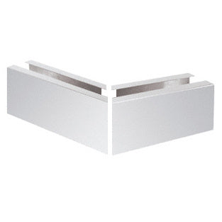 CRL Polished Stainless 12" 135 Degree Mitered Corner Cladding for L21S Series Standard Square Base Shoe