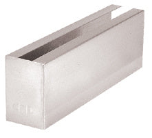 CRL Polished Stainless 12" Welded End Cladding for B5L Series Low Profile Base Shoe