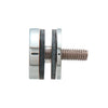 CRL Polished Stainless Steel Replacement Washer/Stud Kit for Single-Sided and Combination Commercial Door Pulls 3/8" - 3/4"