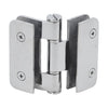 CRL Polished Stainless Steel Zurich 07 Series Glass-to-Glass Inline Outswing Hinge