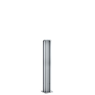 CRL Satin Anodized 12" 3-Way Design Series Partition Post