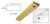 CRL Satin Brass 4-1/2" x 36" Single Door Header