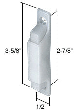 CRL Sliding Window Latch and Pull with 2-7/8" Screw Holes for Air Control/Keller Windows