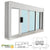CRL Standard Size Manual DW Deluxe Service Window Glazed with S.S.Step-Sill