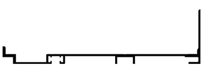 CRL-U.S. Aluminum 6" Sub-Sill Non-Thermally Broken and No Weep Hole, Custom Paint- 24'-2"