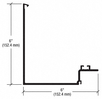 CRL-U.S. Aluminum 90 Degree Corner Half Section - 24'-2"