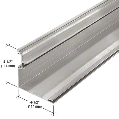 CRL-U.S. Aluminum 90 Degree Inside Corner Half - 24'-2", Clear Anodized Class 1