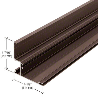 CRL-U.S. Aluminum 90 Degree Outside Corner Half Section - 24'-2", Dark Bronze/Black Anodized Class 1