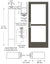 CRL-U.S. Aluminum Bronze Black Anodized Single 36" x 84" Series 400 Medium Stile Left Side Latch Geared Hinge Entrance Door With Panic for 105 Degree Overhead Concealed Door Closer