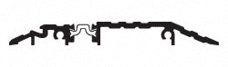 CRL-U.S. Aluminum Class I Bronze Anodized Thermally Improved 4-1/2" Threshold - 21'-4"