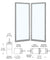 CRL-U.S. Aluminum Clear Anodized Custom Size Blank Pair 250 Narrow Offset Stile Entrance Doors- No Prep