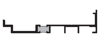 CRL-U.S. Aluminum Clear Anodized Head/Sill - 24'-2"
