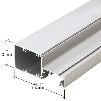 CRL-U.S. Aluminum Clear Anodized Intermediate Horizontal Mullion, 24'-2"