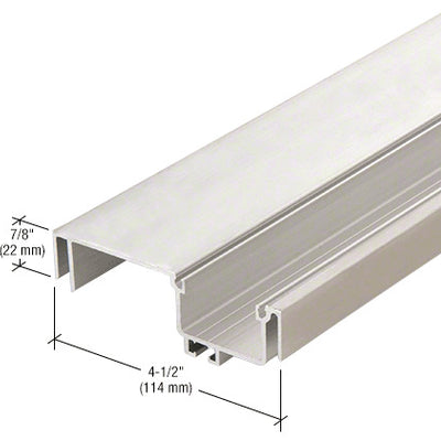 CRL-U.S. Aluminum Female Expansion Mullion - 24'-2", Clear Anodized Class 1