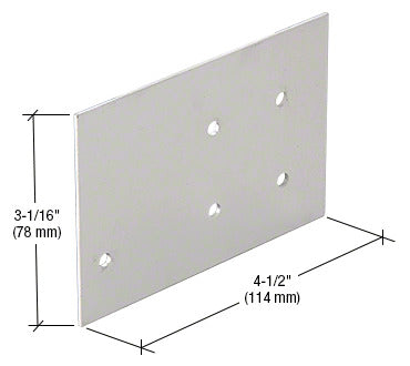 CRL-U.S. Aluminum Flat End Dam for TN451 and TT451 Window Wall Systems- 20/Pk
