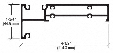 CRL-U.S. Aluminum Horizontal, Custom Paint- 24'-2"