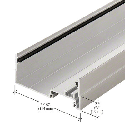 CRL-U.S. Aluminum Male Expansion Mullion - 24'-2", Clear Anodized Class 1
