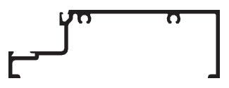 CRL-U.S. Aluminum Sill, Bronze Black Anodized - 24'-2"