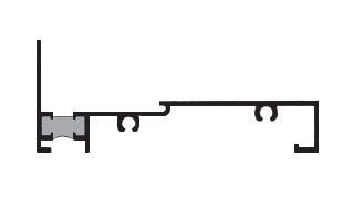 CRL-U.S. Aluminum White KYNAR® Paint Head and Sill Mullion - 24-2"